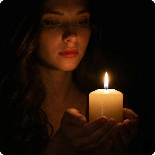 Woman with a Candle